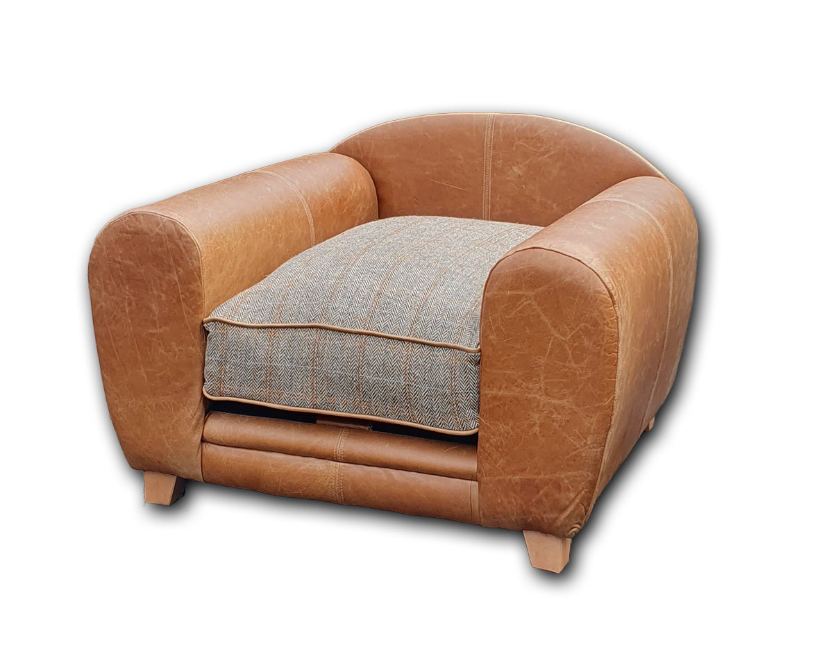 The Westy Leather Dog Sofa Bed